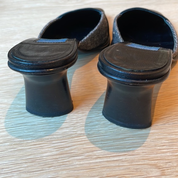 Goffredo Fantini Leather and Tweed Mule - Picture 3 of 11